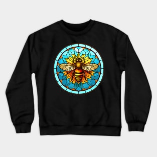 Bee on a Sunflower Crewneck Sweatshirt